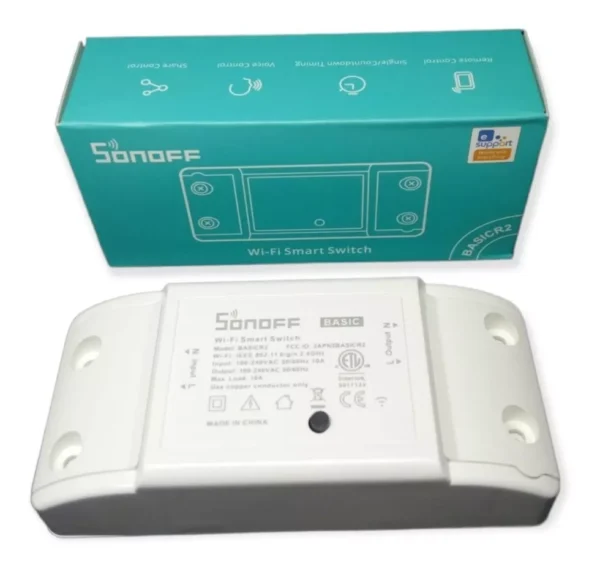 SONOFF Basic R2 Interruptor Inteligente + Wifi APP EWeLink