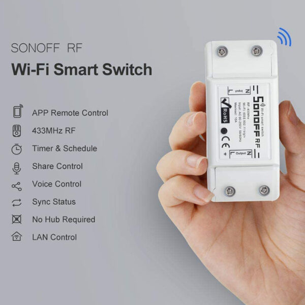 SONOFF RFR2 433 Mhz Interruptor Inteligente + WiFi APP EWeLink - Image 10